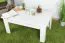 Beistelltisch Couchtisch Farbe: Weiß 45x102x65 cm