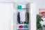 Drehtürenschrank / Kleiderschrank mit Rahmen Siumu 26, Farbe: Weiß / Weiß Hochglanz - 226 x 322 x 60 cm (H x B x T)
