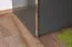 Schiebetürenschrank / Kleiderschrank Vaitele 09, Farbe: Anthrazit Hochglanz / Walnuss - 224 x 230 x 61 cm (H x B x T)