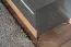 TV-Unterschrank Vaitele 20, Farbe: Anthrazit Hochglanz / Walnuss - 46 x 132 x 45 cm (H x B x T)