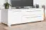 TV-Unterschrank Garim 26, Farbe: Weiß Hochglanz - 46 x 135 x 45 cm (H x B x T)