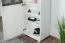 Vitrine Garim 18, Farbe: Weiß Hochglanz - 161 x 60 x 40 cm (H x B x T)