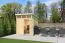 Gartenhaus G266 Natur - 28 mm Blockbohlenhaus, Grundfläche: 4,75 m², Pultdach