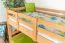 Etagenbett 90 x 190 cm für Erwachsene "Easy Premium Line" K17/n, Buche Massivholz Natur lackiert, teilbar