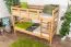 Etagenbett 90 x 190 cm für Erwachsene "Easy Premium Line" K17/n, Buche Massivholz Natur lackiert, teilbar