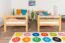 Etagenbett / Stockbett 90 x 200 cm "Easy Premium Line" K17/n, Buche Massivholz Natur lackiert, teilbar