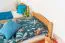 Etagenbett / Stockbett 90 x 200 cm "Easy Premium Line" K17/n, Buche Massivholz Natur lackiert, teilbar