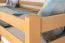 Etagenbett / Stockbett 90 x 200 cm "Easy Premium Line" K17/n, Buche Massivholz Natur lackiert, teilbar