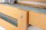 Etagenbett / Stockbett 90 x 200 cm "Easy Premium Line" K17/n, Buche Massivholz Natur lackiert, teilbar