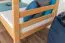 Etagenbett / Stockbett 90 x 200 cm "Easy Premium Line" K17/n, Buche Massivholz Natur lackiert, teilbar