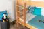Etagenbett / Stockbett 90 x 200 cm "Easy Premium Line" K17/n, Buche Massivholz Natur lackiert, teilbar