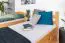 Etagenbett / Stockbett 90 x 200 cm für Kinder "Easy Premium Line" K17/n inkl. 2 Schubladen und 2 Abdeckblenden, Buche Massivholz Natur lackiert, teilbar