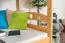 Etagenbett für Erwachsene "Easy Premium Line" K19/n, Kopf- und Fußteil mit Löchern, Buche Vollholz massiv Natur - 90 x 190 cm (B x L), teilbar