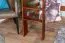 Hochbett 90 x 200 cm, "Easy Premium Line" K22/n, Buche Massivholz Dunkelbraun, teilbar