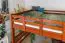 Hochbett 140 x 200 cm "Easy Premium Line" K23/n, Buche Massivholz Kirschfarben lackiert, teilbar