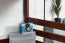 Hochbett 160 x 200 cm "Easy Premium Line" K23/n, Buche Massivholz Dunkelbraun lackiert, teilbar