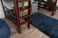 Hochbett 160 x 200 cm "Easy Premium Line" K23/n, Buche Massivholz Dunkelbraun lackiert, teilbar