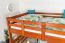 Hochbett 160 x 200 cm "Easy Premium Line" K23/n, Buche Massivholz Kirschfarben lackiert, teilbar