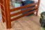 Hochbett 160 x 200 cm "Easy Premium Line" K23/n, Buche Massivholz Kirschfarben lackiert, teilbar