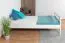 Hochbett 140 x 190 cm "Easy Premium Line" K23/n, Buche Massivholz weiß lackiert, teilbar