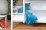 Etagenbett / Stockbett 160 x 190 cm "Easy Premium Line" K24/n, Kopf- und Fußteil gerade, Buche Massivholz weiß lackiert, teilbar