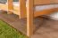 Etagenbett mit Rutsche 90 x 190 cm, Buche Massivholz Natur lackiert, umbaubar in zwei Einzelbetten, "Easy Premium Line" K25/n