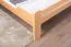 Doppelbett "Easy Premium Line" K4 in Überlänge, 180 x 220 cm Buche Vollholz massiv Natur