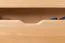 Jugendbett "Easy Premium Line" K7 inkl. 2 Schubladen und 1 Abdeckblende, 140 x 200 cm Buche Vollholz massiv Natur