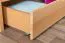 Jugendbett "Easy Premium Line" K7 inkl. 2 Schubladen und 1 Abdeckblende, 140 x 200 cm Buche Vollholz massiv Natur