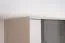 Vitrine Petkula 02, Farbe: Beige hell - Abmessungen: 190 x 55 x 40 cm (H x B x T), mit 2 Türen und 5 Fächern