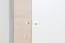 Jugendzimmer Drehtürenschrank / Eckschrank Lede 02, Farbe: Grau / Eiche / Weiß - Abmessungen: 190 x 90 x 90 cm (H x B x T)