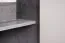 Jugendzimmer - Schrank Lede 05, Farbe: Grau / Eiche / Weiß - Abmessungen: 190 x 45 x 40 cm (H x B x T)