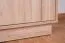 Schlichter Schrank Niel 02, Farbe: Eiche / Anthrazit - Abmessungen: 195 x 90 x 50 cm (H x B x T)