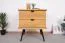 Nachtkommode Rolleston 05 Wildeiche massiv geölt - Abmessungen: 57 x 50 x 41 cm (H x B x T)