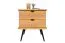 Nachtkommode Rolleston 05 Wildeiche massiv geölt - Abmessungen: 57 x 50 x 41 cm (H x B x T)
