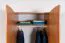 Drehtürenschrank / Kleiderschrank Plata 04, Farbe: Erle - 190 x 80 x 55 cm (H x B x T)