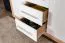 Kommode Madryn 08, Farbe: Eiche Sonoma / Weiß - 100 x 138 x 40 cm (H x B x T)