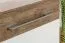 Sitzbank mit Stauraum Sagone 04, Farbe: Eiche Dunkelbraun / Weiß - Abmessungen: 47 x 50 x 35 cm (H x B x T)
