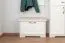 Sitzbank mit Stauraum Falefa 15, Farbe: Elfenbein - 45 x 70 x 39 cm (H x B x T)