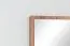 Spiegel Manase 14, Farbe: Eiche Braun / Weiß Hochglanz - 81 x 63 x 2 cm (H x B x T)