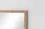 Spiegel Manase 14, Farbe: Eiche Braun / Weiß Hochglanz - 81 x 63 x 2 cm (H x B x T)