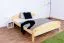 Bettgestell Kiefer 160 x 200 cm Natur
