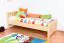 Kinderbett / Jugendbett Kiefer massiv Vollholz natur 66, inkl. Lattenrost - 80 x 200 cm (B x L)