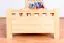 Kinderbett / Jugendbett Kiefer massiv Vollholz natur 68, inkl. Lattenrost - 80 x 200 cm (B x L)