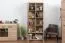 Wohnwand - Set C Gabes für Wohnzimmer, 4-teilig, Farbe: Eiche Sonoma, hohen Vitrine, Hängeregal, TV-Unterschrank, kleinen Vitrine