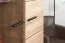 Wohnwand - Set C Gabes für Wohnzimmer, 4-teilig, Farbe: Eiche Sonoma, hohen Vitrine, Hängeregal, TV-Unterschrank, kleinen Vitrine