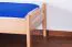 Kinderbett 90 x 200 cm | Massivholz: Buche | Natur Lackiert Abbildung