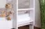 Stockbett 90 x 190 cm | Massivholz: Buche | Weiß Lackiert | umbaubar in zwei Einzelbetten | Premium-Qualität | inkl. Rollroste Abbildung