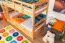 Massivholz Etagenbett für Kinder und Jugendliche | inkl. 2 Schubladen | Matratzenmaß: 90 x 200 cm | Natur Lackiert | umbaubar in 2 Einzelbetten | Premium-Qualität | inkl. Rollroste Abbildung