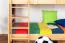 Massivholz Etagenbett inkl. Stauraum für Kinder und Jugendliche | inkl. 2 Schubladen | Matratzenmaß: 90 x 200 cm | Natur Lackiert | umbaubar in 2 Einzelbetten | Premium-Qualität | inkl. Rollroste Abbildung